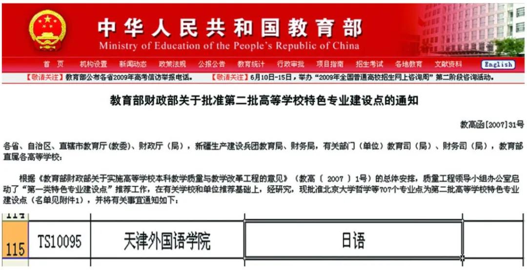 王牌专业特色专业重点专业的区别,大学专业介绍大全日语专业