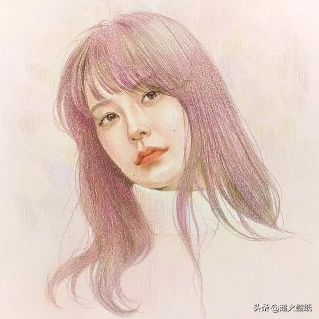 韩国高颜值小姐姐学了6年的绘画,却治愈了全网18万粉丝