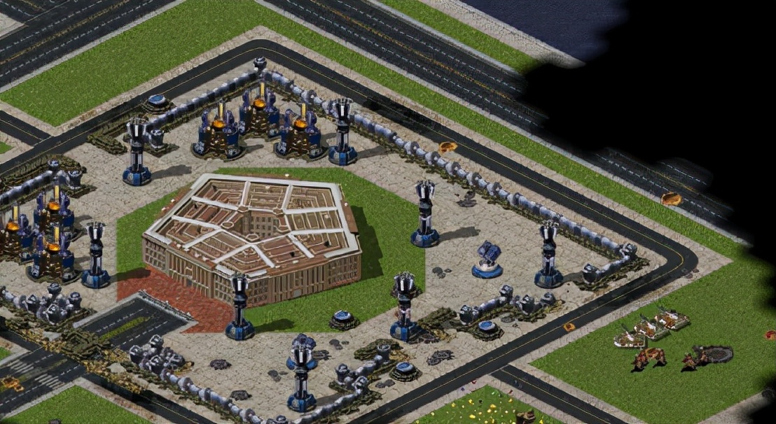 红警2核弹发射井游戏动画,红警2核战争游戏解说