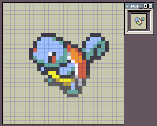 口袋妖怪像素画,口袋妖怪金银水晶插画