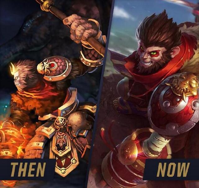 英雄联盟新旧原画对比,英雄联盟新老版本英雄对比图