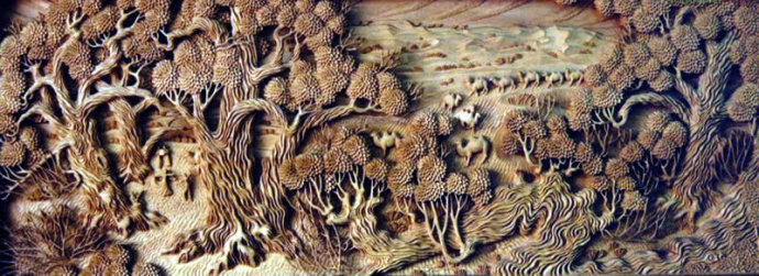 中国四大木雕精品欣赏：东阳木雕