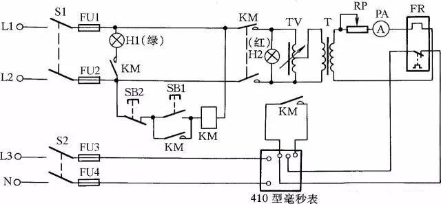 自动控制器的实物接线图,自动控制电路图实物接线图