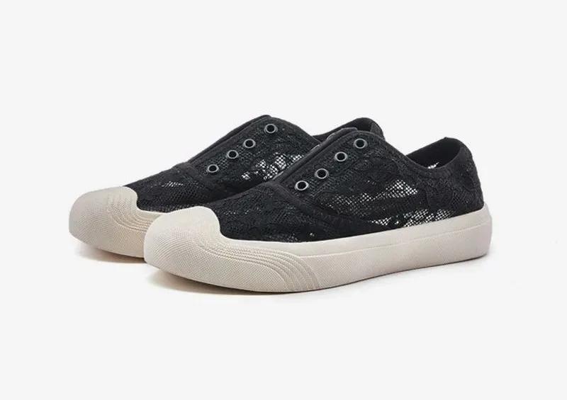 蕾丝小雏菊懒人鞋，穿上比高跟鞋还好看