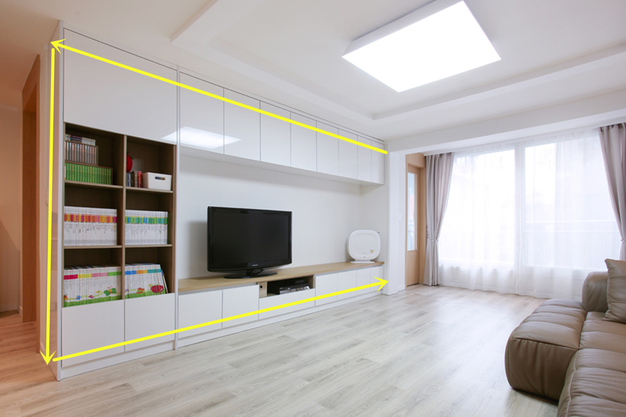 电视柜半墙收纳柜一体设计,满墙电视柜做壁龛怎么做比较结实