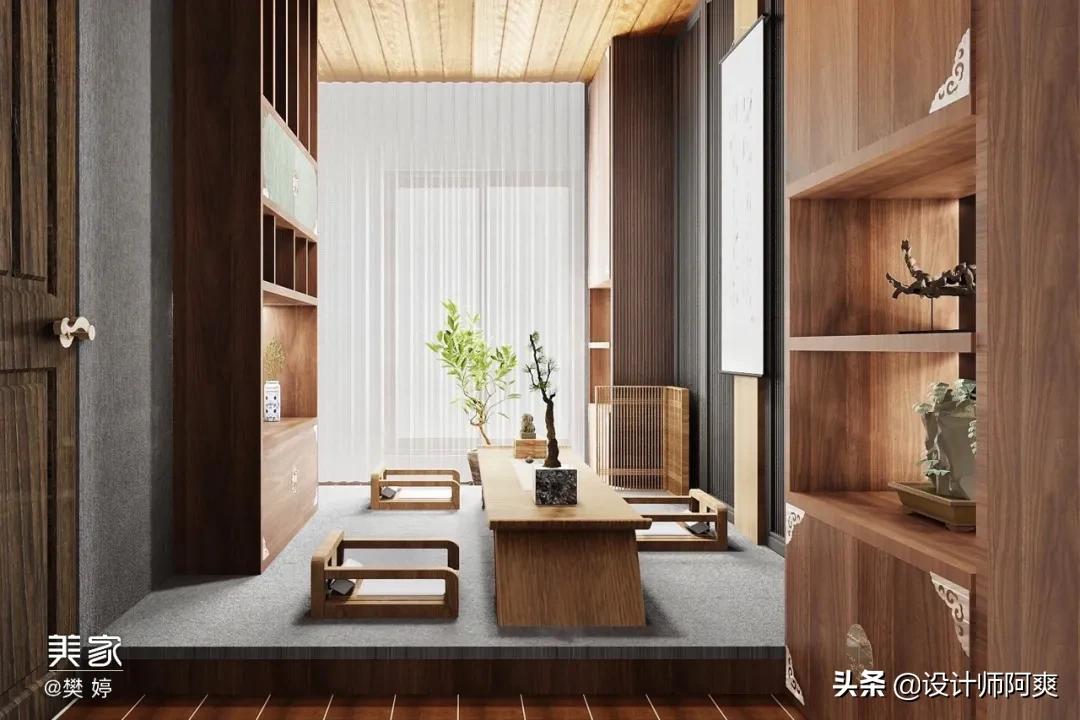 榻榻米设计卧室儿童小户型,阳台榻榻米书房效果图