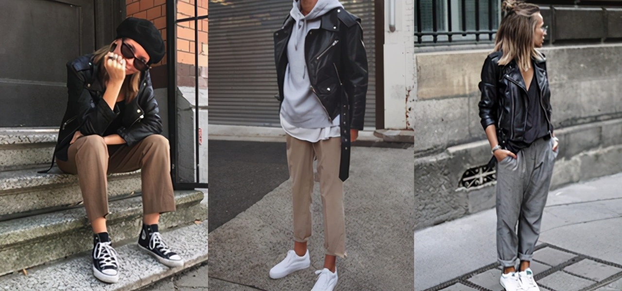 秋冬「黑色皮衣」瞬间帅到爆燃街头，6个终极穿搭公式
