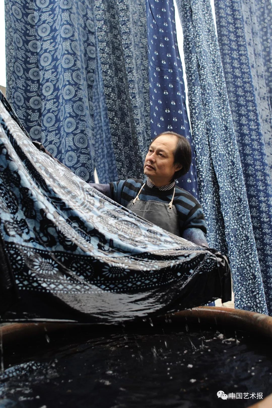 吴元新,吴元新谈蓝印花布