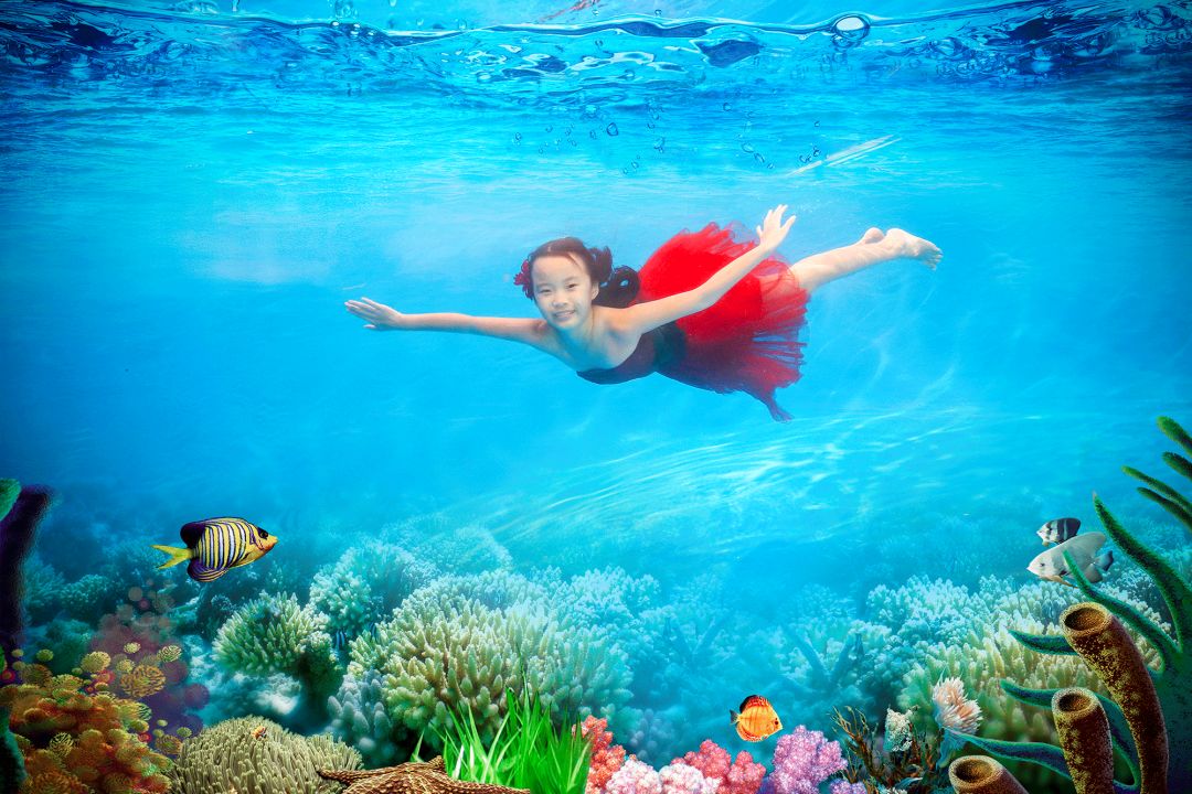 引爆星城！三亚仙气十足的水下摄影来长沙啦~湖南卫视率先取景