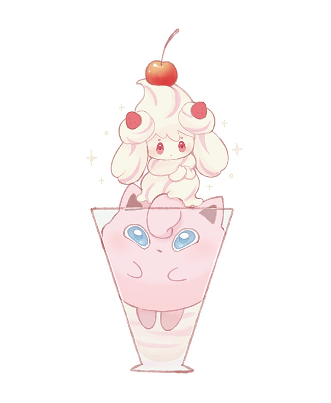 100个水彩美食插画,奈良美食插画