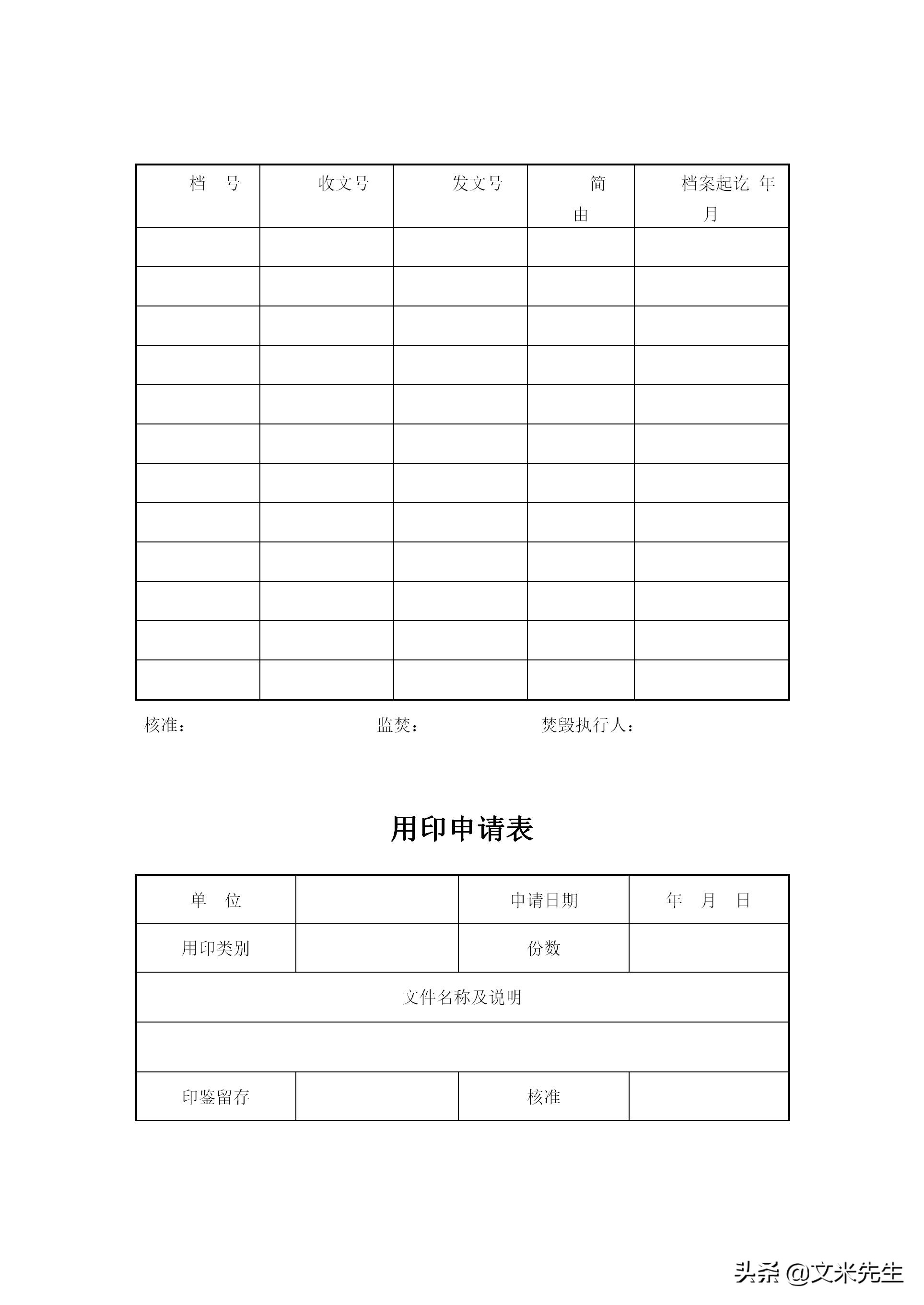 行政管理常用表格有哪些,行政管理制度表格流程规范大全图