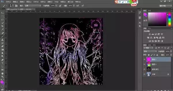 ps粉笔字制作教程视频,ps教程照片转水墨画效果制作