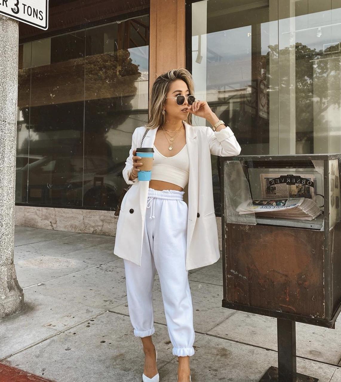 高街潮流慵懒风运动裤,高街ins潮裤子运动裤