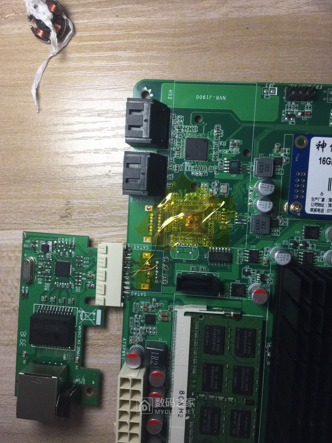 技术达人：矿机“蜗牛星际”改造飞线增加PCI-E接口