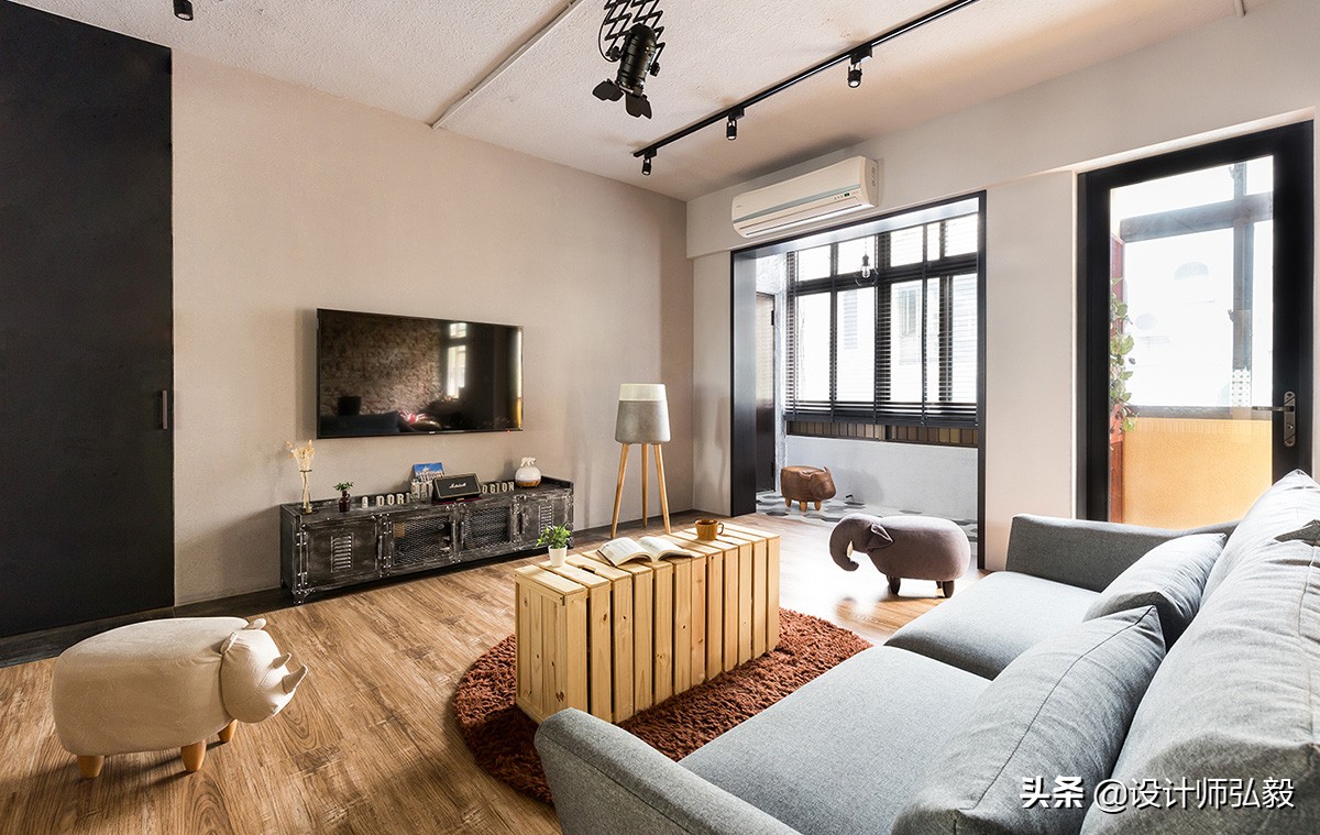 重拾老屋温暖格调!永和60平光感轻工业风宅