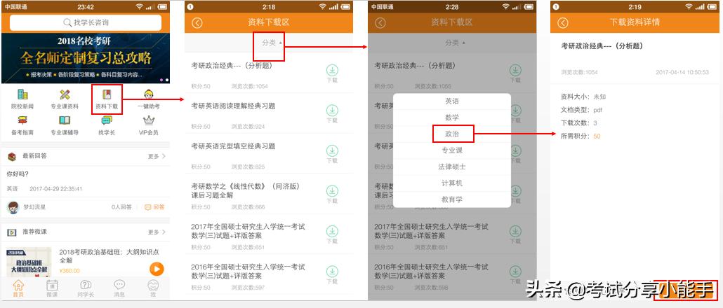 研途考研大数据,研途考研分析题模板