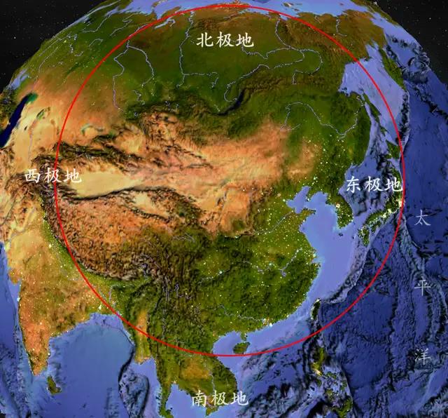 中国在地球上位置,图说中国地理