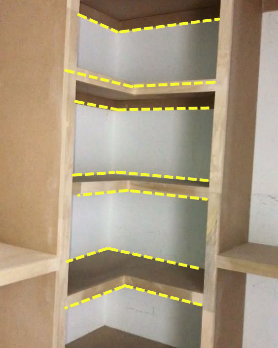 衣柜里面隔板是全白色好看吗,日本衣柜内的暗格