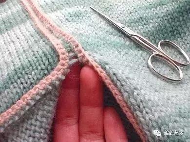 编织教程视频毛衣,毛衣剪了如何防止脱线