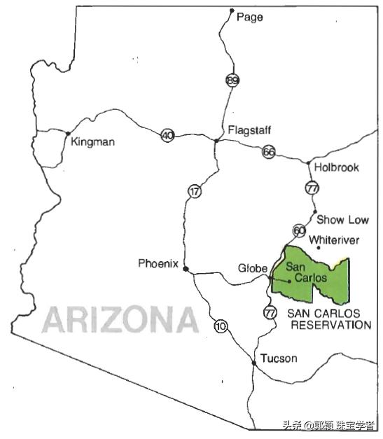 代表性橄榄石:SanCarolsPeridot