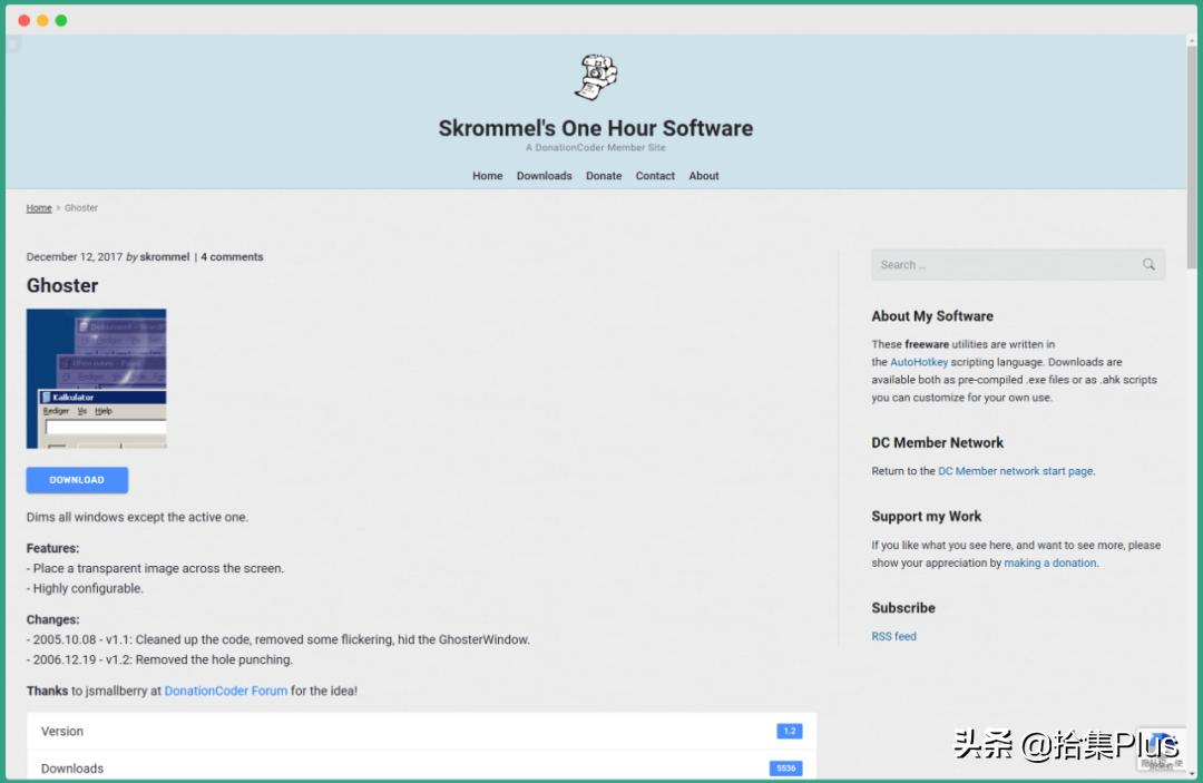 Ghoster-使除活动窗口之外的所有窗口变暗