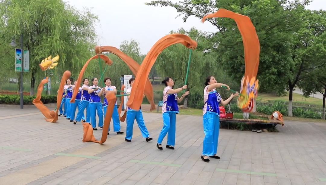 段龙表演,段龙舞龙