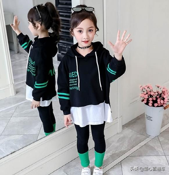 童装韩系风中大童,中大童装8-16岁运动衣
