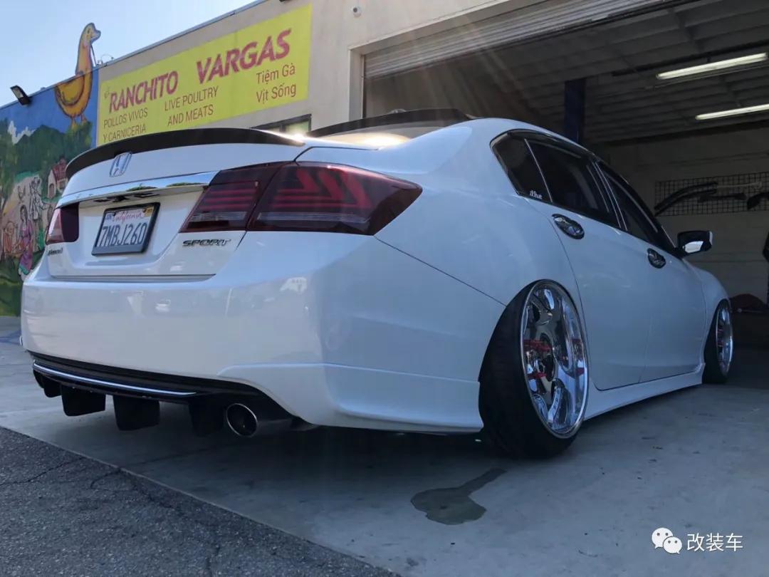 ​嫌代步用的九代雅阁太平淡，换上气动后秒变街头最帅姿态*党**