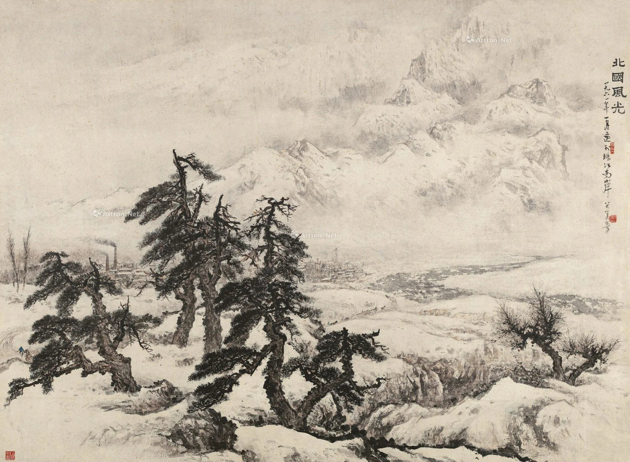 70年代名家绘画作品,体验90年代的绘画作品