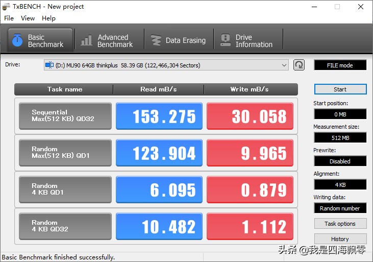 部门发放U盘：ThinkPlusMU90USB-A/USB-C双头U盘64GB测读写性能