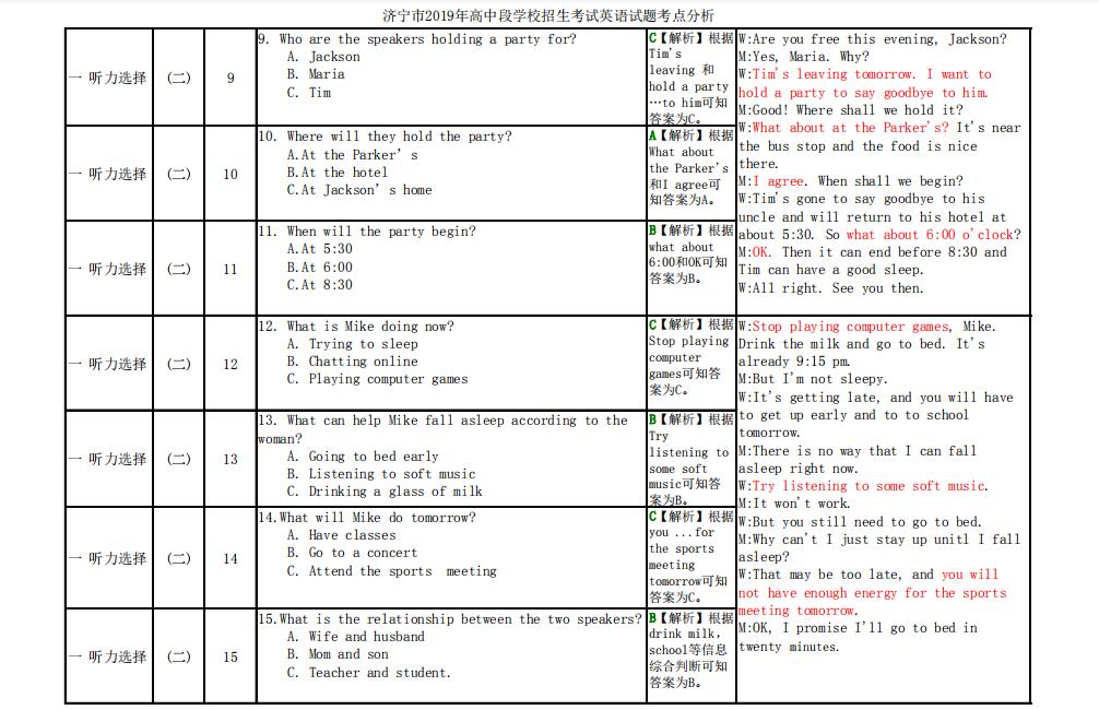 历年中考英语真题视频讲解,历年中考英语完形填空真题及答案