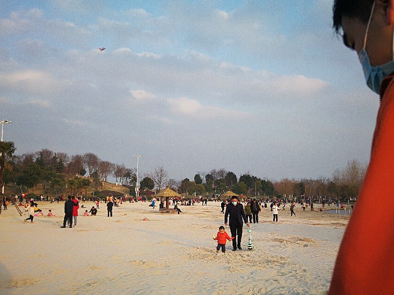 漫步河畔公园全景图,漫步公园美景