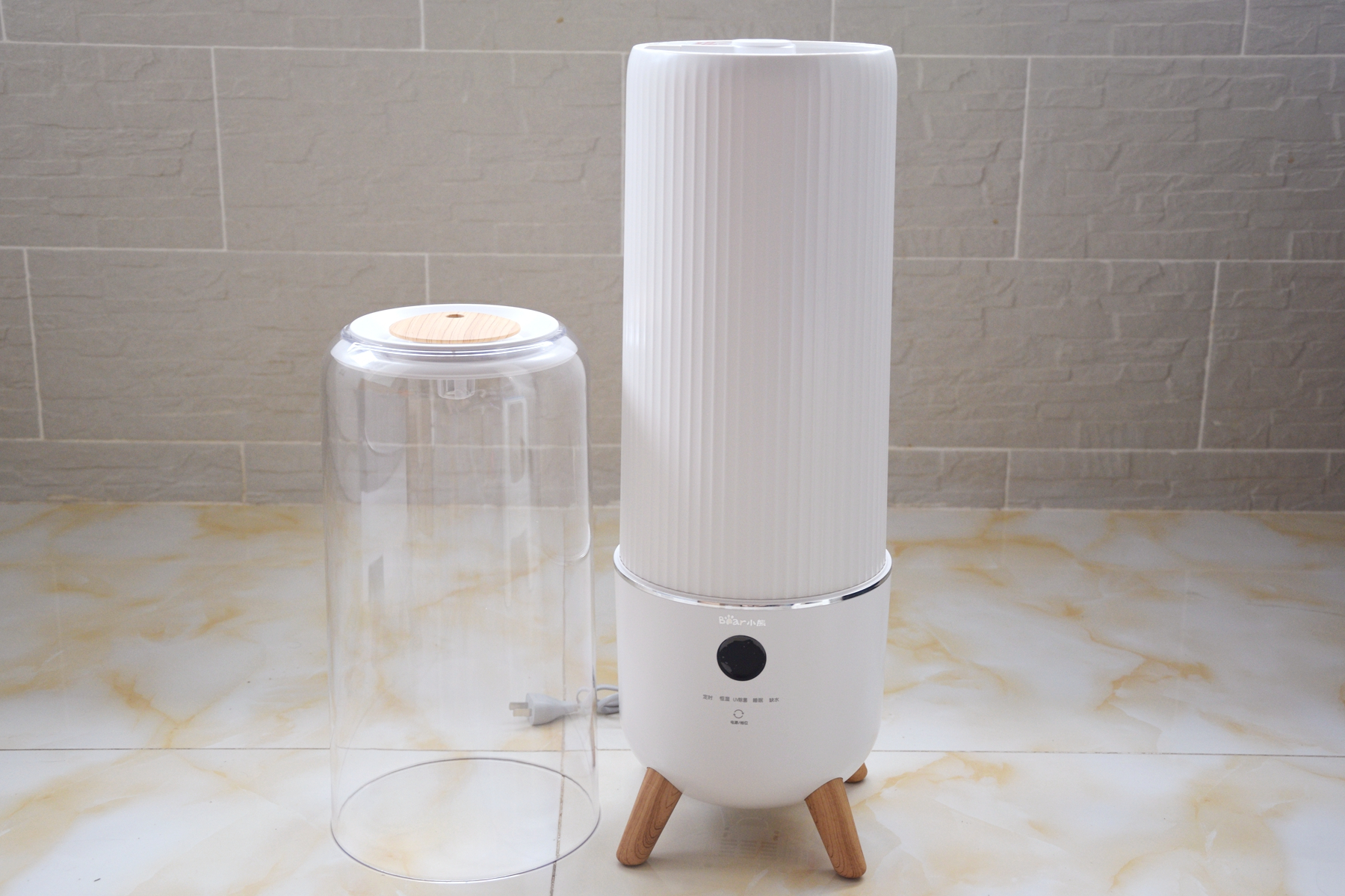 夏日花园降温加湿器,加湿器卧室专用小熊无雾加湿器