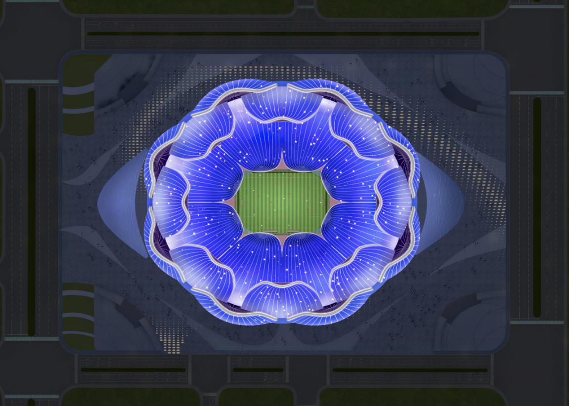 最美风景足球场,广州恒大最美足球场