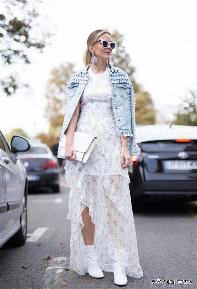 春夏穿什么碎花裙好呢,初春有一种逆天美碎花裙