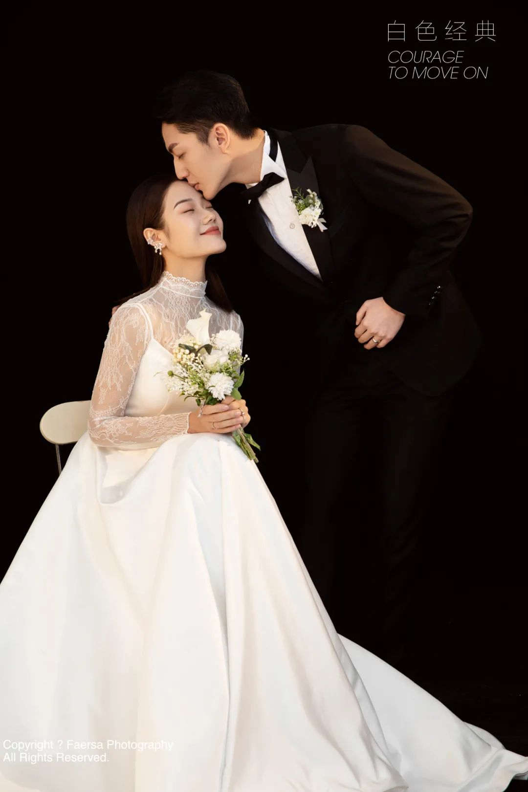 韩式纯简婚纱照，还原爱情最初的模样