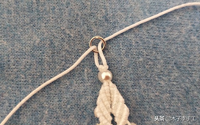 七彩莲花挂件的编法,梅花挂件编法教程