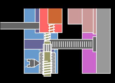 脱模困难的解决方法,斜齿轮模具脱模3d动画图