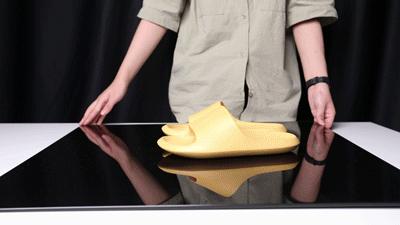 跟椰子拖鞋一样脚感,踩屎感椰子拖鞋穿搭