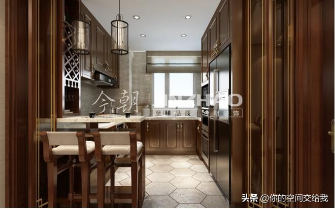 109平米新中式风格,房屋轻奢风格115平方