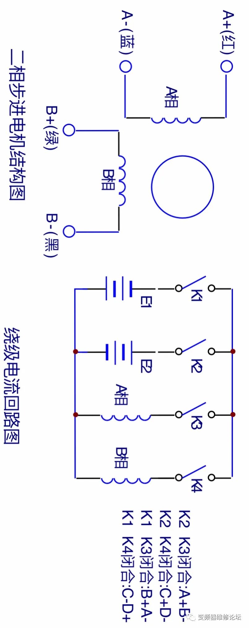 步进电机驱动器和三相异步电动机,步进电机驱动器维修原理图纸