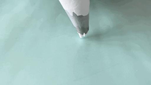 向日葵裱花手法教程简单易学,蛋糕裱花入门基础手法