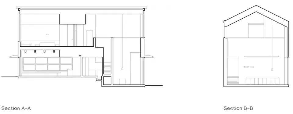 两亩地民宿设计方案效果图,乡村两层排屋民宿设计