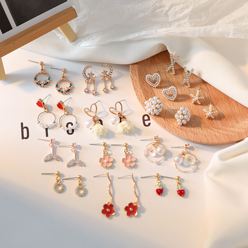 大脸显瘦的耳环搭配,耳环简约大气百搭显脸小