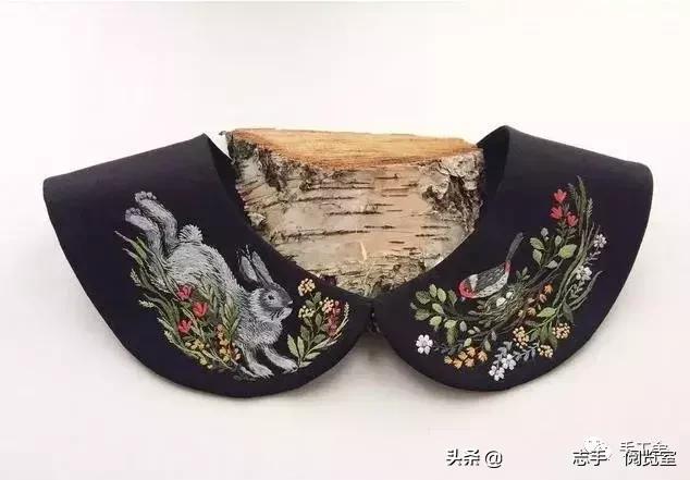 领口刺绣小花朵,刺绣花朵500种图片大全