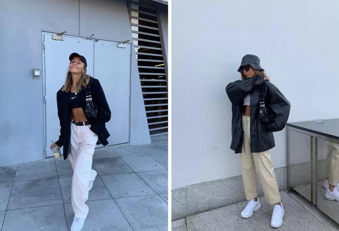 秋冬长款牛仔阔腿裤搭什么鞋好看,显瘦穿搭今年非常火的阔腿裤