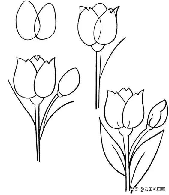 最简单的简笔画教程,超简单儿童简笔画入门初学