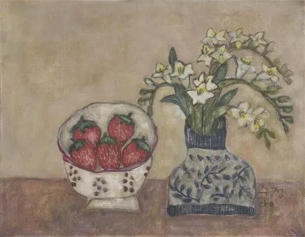 韩国女艺术家：卓秀英，画出来的雅致花草