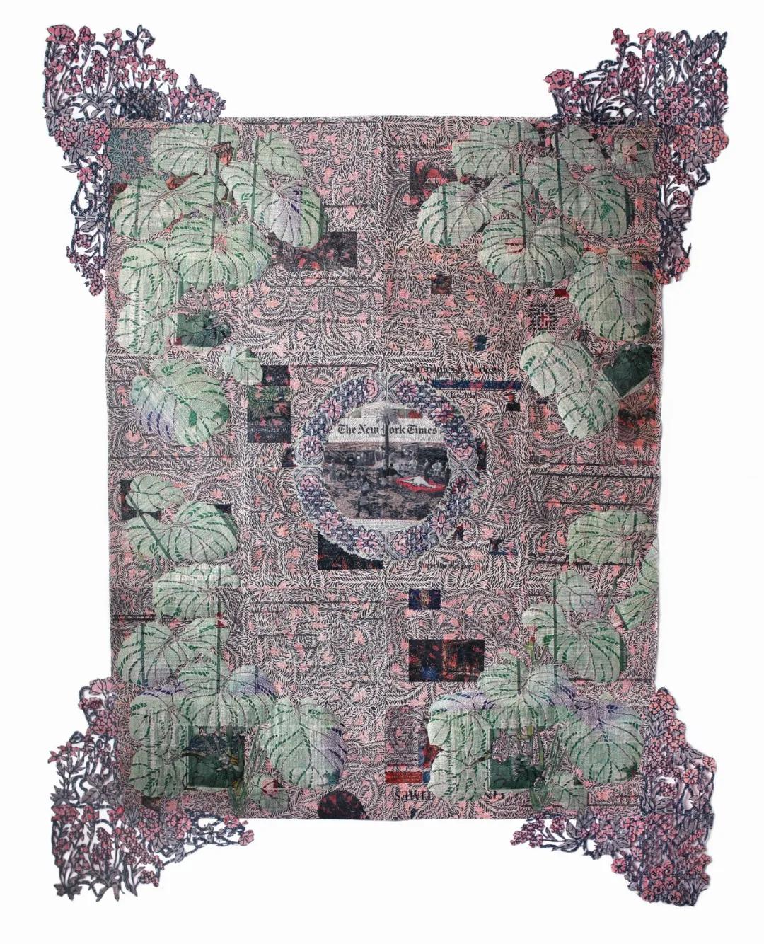 她用一把手术刀在2毛钱废报纸上雕出精美图腾,一幅卖60万