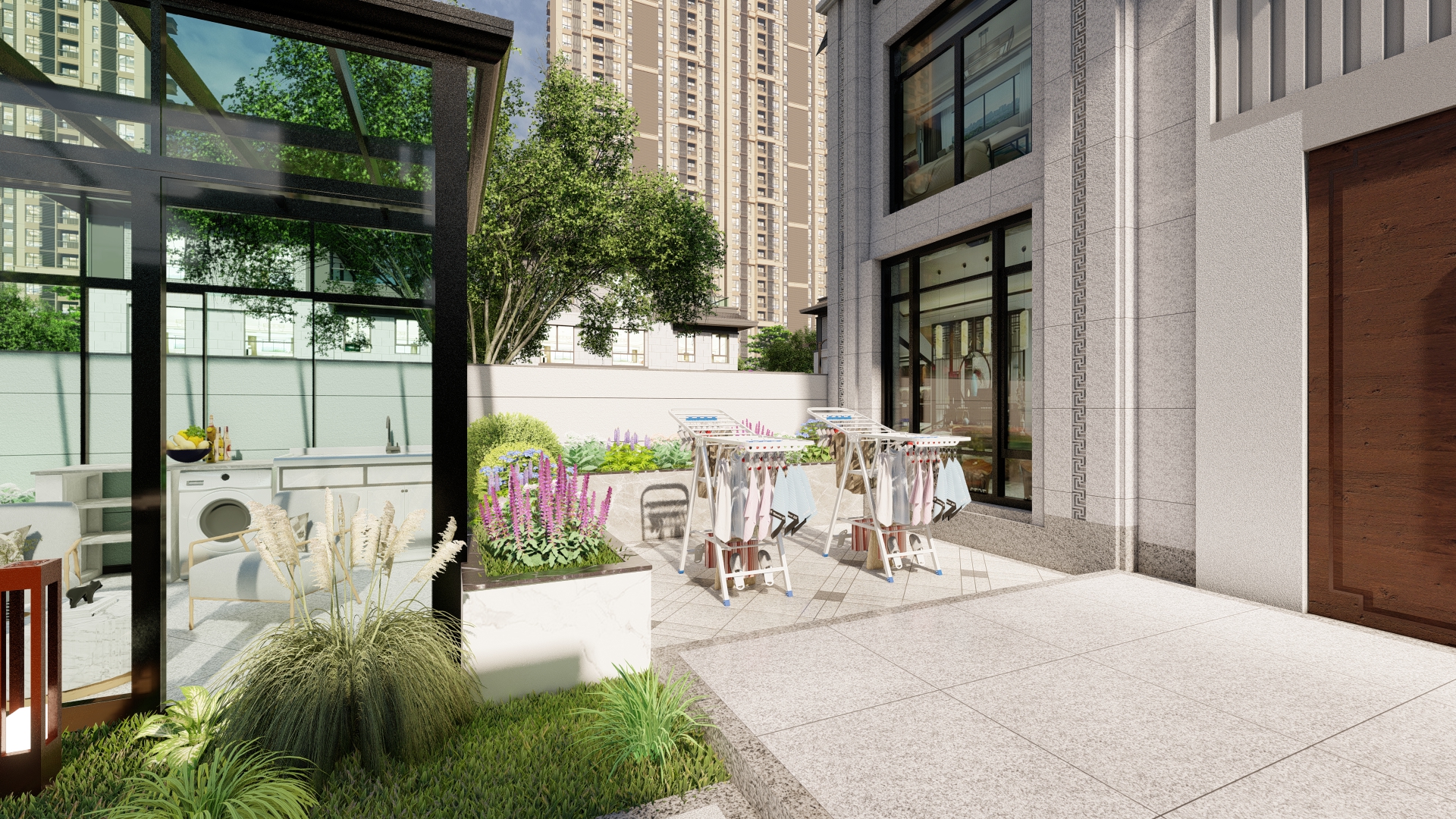 120平院子阳光房,120平阳光房带花园设计